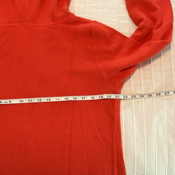 J Crew orange cowl neck top - Picture 6 of 7